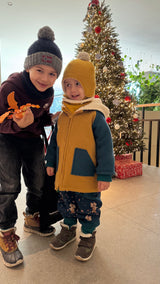 Walkjacke für Kinder aus reiner Schurwolle und Bio Baumwolle (Kopie)