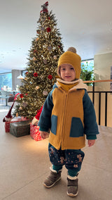 Walkjacke für Kinder aus reiner Schurwolle und Bio Baumwolle (Kopie)