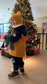 Walkjacke für Kinder aus reiner Schurwolle und Bio Baumwolle (Kopie)