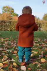 Kinder Walkjacke, Kinder Jacke, Herbst Jacke aus 100% Schurwolle - BabyDom