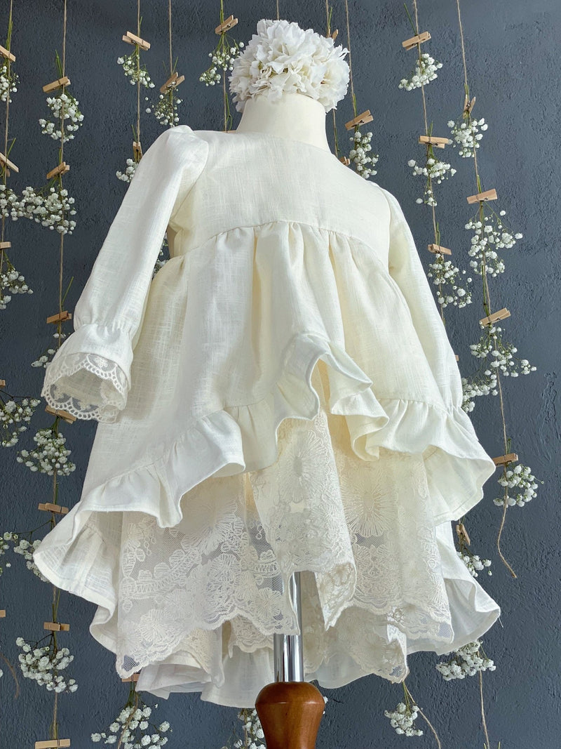 Miriam Blumenmädchen Kleid, Taufkleid - BabyDom