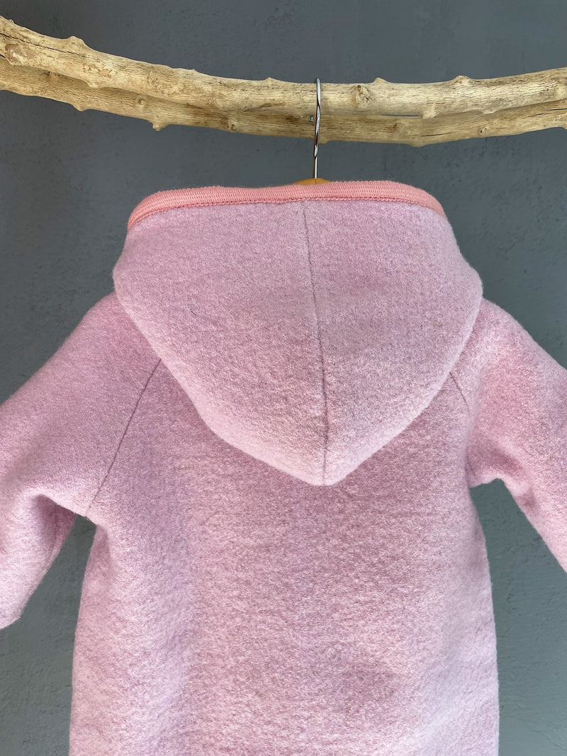 Walkoverall voll gefüttert mit Bio Teddy Plüsch, Walkwolle Overall